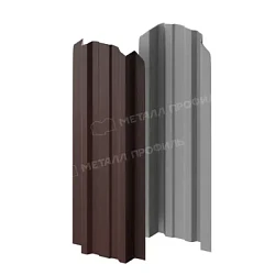 Штакетник Металл Профиль Прямоугольный Lane Viking E 0,5 фигурный Штакетник Металл Профиль Прямоугольный Lane Viking E 0,5 фигурный