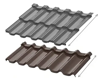 Модульная и листовая металлочерепица: размер имеет значение?