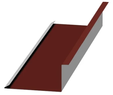 Планка примыкания нижняя Металл Профиль 250x122x2000 0,50 PURETAN цвет RR 29