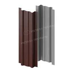 Штакетник Металл Профиль Прямоугольный Lane Puretan 0,5 прямой