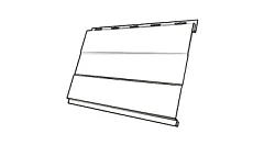 Металлическая фасадная панель Grand Line Вертикаль Prof 0,45 Print Elite Металлическая фасадная панель Grand Line Вертикаль Prof 0,45 Print Elite