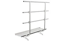 Переходной мостик Borge для фальцевой кровли с ограждением 1,5 м Оцинкованный