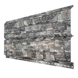 Металлический софит Металл Профиль Металлический софит  Lбрус Ecosteel 0,5 с полной перфорацией под камень