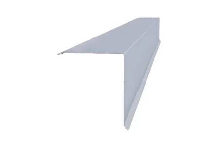 Планка конька односкатной кровли Grand Line 160x160 0,45 Полиэстер цвет RAL 9006