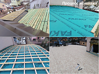 Монтаж кровли: укладка гидроизоляции FAKRO и обрешётки