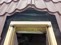 Утеплённая мансарда с пароизоляцией Изоспан, вид на окно