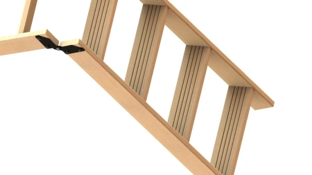 Чердачная люк-лестница Oman складная 3-х секционная Standard   фото