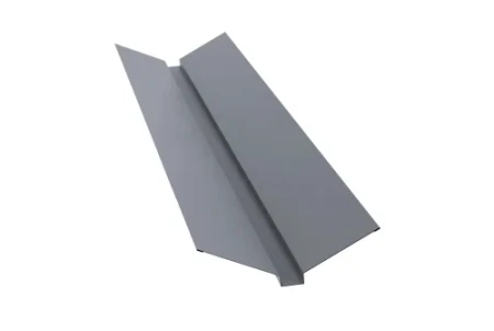 Планка ендовы верхней Grand Line 115x30x115 0,45 Полиэстер цвет RAL 9006