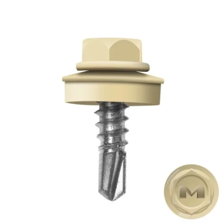 Саморез по металлу Daxmer 4,8х19 Ral 1014