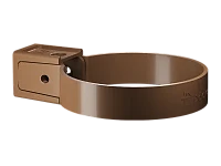 Хомут трубы d-85 мм ПВХ Döcke Premium каштан RAL 8017