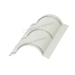 Планка конька круглого Металл Профиль R110x2000 Norman 0,5