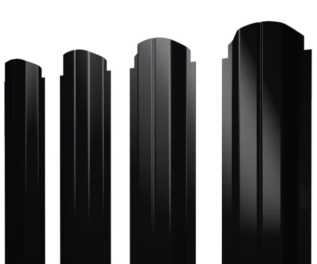 П-образный Rooftop Matte (Стальной бархат) 0,5 RAL 9005 фигурный