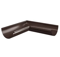 Угол желоба внутренний d-125 мм 90° Металл Профиль GRANDSYSTEM Полиэстер 0,6