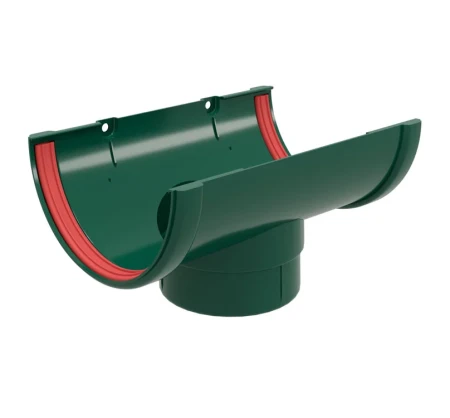 Воронка желоба ПВХ d-120x90 мм Grand Line Классика зеленый RAL 6005