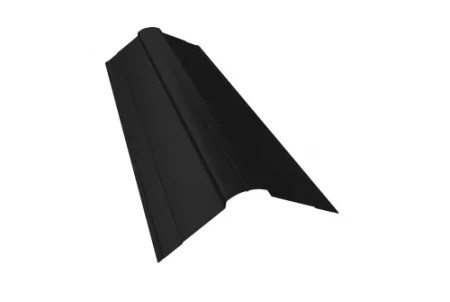 Планка конька фигурного Grand Line 100x100 0,5 Rooftop Matte (Стальной бархат) цвет RAL 9005