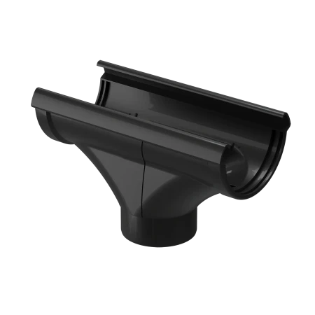 Воронка желоба ПВХ d-141x100 мм Döcke Lux карбон RR 33