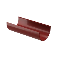 Желоб полукруглый ПВХ d-120 мм 3 м Döcke Standard красный RAL 3005