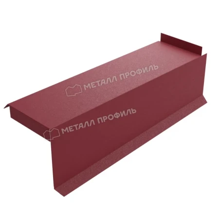 Планка сегментная торцевая правая Металл Профиль 350 мм 0,5 VikingMP E цвет RAL 3005