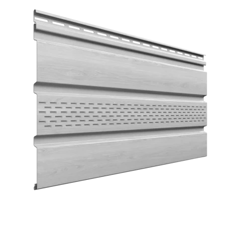 Виниловый софит Технониколь с частичной перфорацией жасмин Виниловый софит Технониколь с частичной перфорацией жасмин