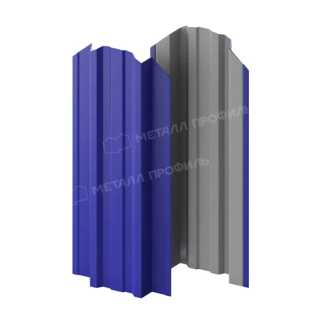 Прямоугольный Trapeze Norman 0,5 RAL 5002 фигурный