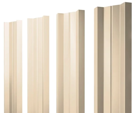 М-образный Velur 0,5 RAL 1015 прямой