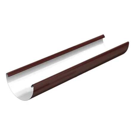 Желоб водосточный d-185 мм 3 м Металл Профиль Проект Полиэстер 0,5   фото