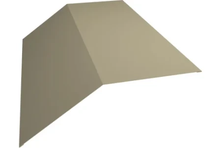 Планка конька плоского Grand Line 190x190 0,5 Satin цвет RAL 1015