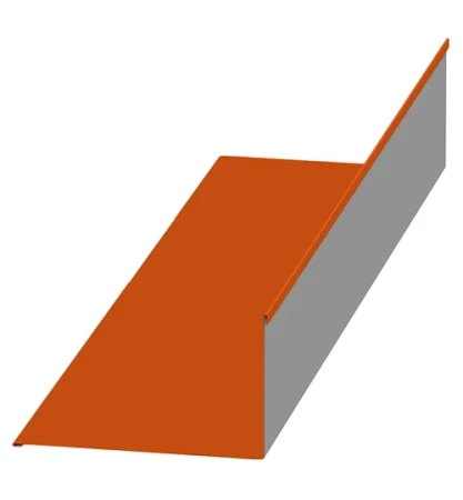 Планка примыкания верхняя Металл Профиль 250x147x2000 0,45 Полиэстер цвет RAL 2004