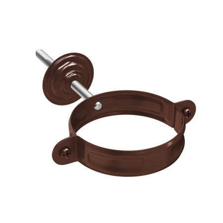 Хомут трубы d-90 мм с комплектом Aquasystem Premium PU 0,6 RAL 8017