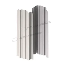 Штакетник Металл Профиль Прямоугольный Lane Norman 0,5 фигурный