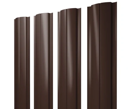 Полукруглый Slim PurLite Matt 0,5 RAL 8017 прямой Полукруглый Slim PurLite Matt 0,5 RAL 8017 прямой