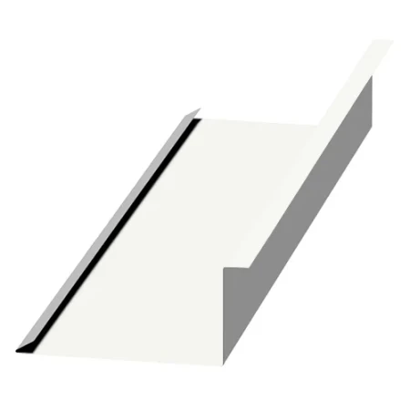 Планка примыкания нижняя Металл Профиль 250x122x2000 0,5 PURMAN цвет RAL 9010