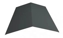 Планка конька плоского простая Металл Профиль 115x115x2000 Полиэстер 0,45