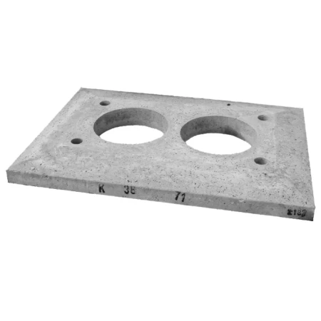 Консольная плита Schiedel Uni для двухходового дымохода без вентканала Ø-140/140 мм