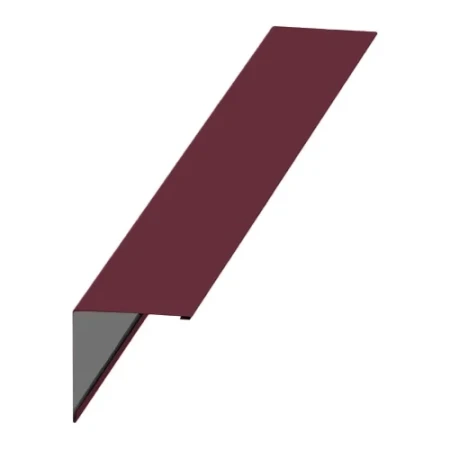 Планка угла наружного Металл Профиль 115x115x2000 Viking 0,45 цвет RAL 3005 Планка угла наружного Металл Профиль 115x115x2000 Viking 0,45 цвет RAL 3005