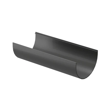 Желоб полукруглый ПВХ d-120 мм 3 м Döcke Standard серый RAL 7024