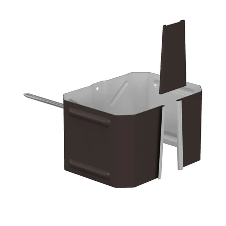 Кронштейн трубы на кирпич 76x102 мм Металл Профиль Бюджет Полиэстер 0,5 RR 32