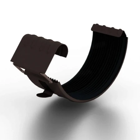 Соединитель желоба d-125 мм Металл Профиль FORAMINA FREEZE Valori двухсторонний 0,6 DarkBrown