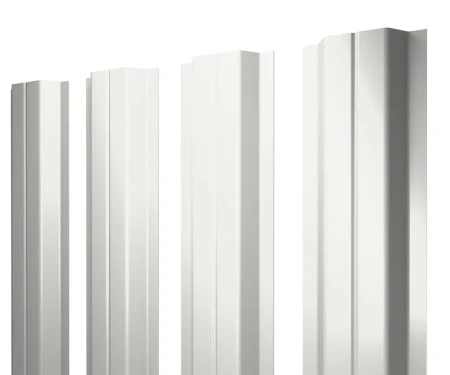 П-образный Velur 0,5 RAL 9003 прямой