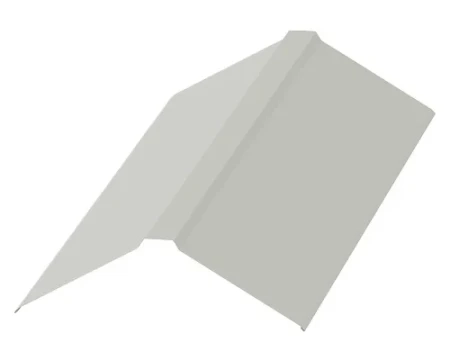 Планка конька плоского Металл Профиль 120x120x2000 0,45 Полиэстер цвет RAL 9002