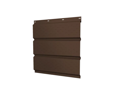 Металлический софит Grand Line Металлический софит  Rooftop Matte (Стальной бархат) 0,5 с полной перфорацией   фото