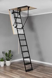 Чердачная люк-лестница Oman Складная 3-х секционная Metal T3 Extra