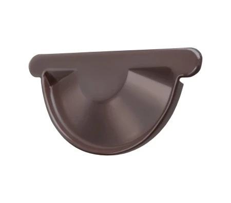 Заглушка желоба d-125 мм торцевая универсальная Grand Line Optima Полиэстер двухсторонний 0,6 RR 32