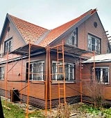 Установка водосточных труб и желобов