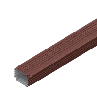 Труба водосточная 76x102x3000 мм Металл Профиль FORAMINA FREEZE QUADRO Valori двухстороннее 0,5 DarkBrown