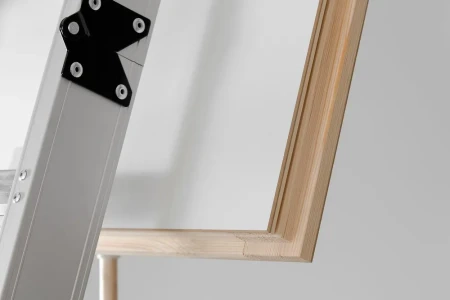 Чердачная люк-лестница Oman Алюминиевая складная 3-х секционная Alu Profi Polar   фото