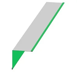 Планка угла внутреннего Металл Профиль 115x115x2000 Norman 0,5 Планка угла внутреннего Металл Профиль 115x115x2000 Norman 0,5