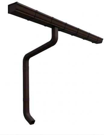 Комплект металлического водостока ГрандЛайн Vortex Matt 127x78 мм Полиэстер Matt RR 32   фото