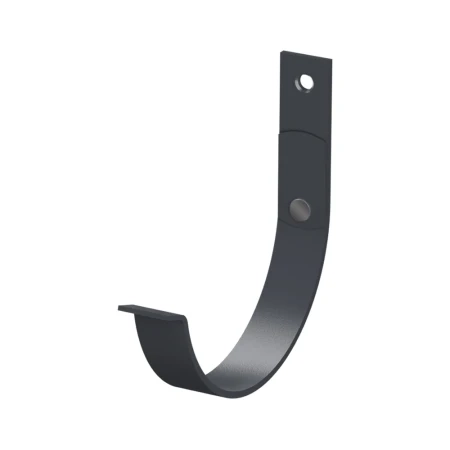 Крюк желоба карнизный усиленный d-125x132 мм Металл Профиль FORAMINA PUR 3,0 RAL 7024
