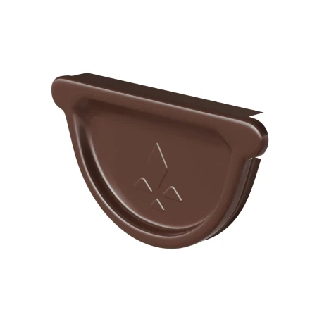 Заглушка желоба универсальная с резиновым уплотнителем d-150 мм Aquasystem Premium PU 0,6 RAL 8017